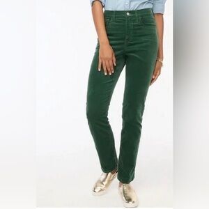 J. Crew Forest Green Corduroy Trousers